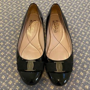 Salvatore Ferragamo Patent Leather Flats